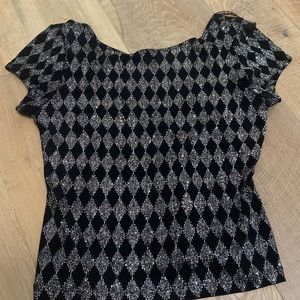 adorable sparkle top, perfect for new years NEVER WORN